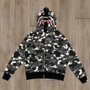 Bape Classic Camo Zipper Hoodie Black